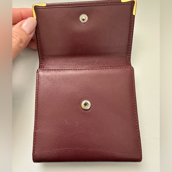 Must De Cartier Leather Trifold Wallet - Picture 7 of 10